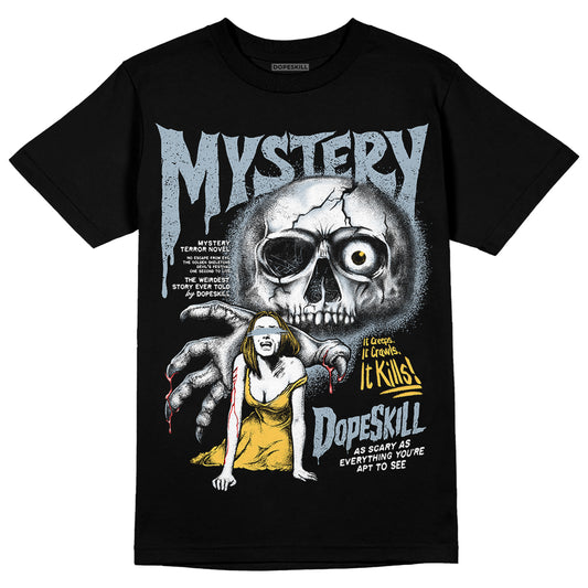 Jordan 13 “Blue Grey” DopeSkill T-Shirt Mystery Ghostly Grasp Graphic Streetwear - Black 