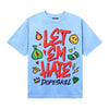 University Blue Sneakers DopeSkill T-Shirt Let 'em Hate Graphic Streetwear - Carolina Blue