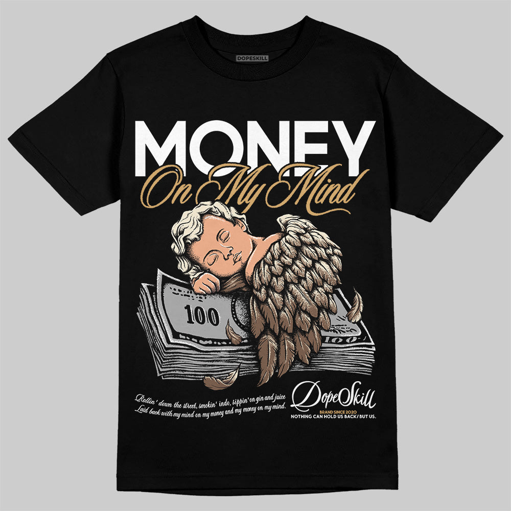 Jordan 5 “Earth/Metallic Gold” DopeSkill T-Shirt MOMM Garaphic Streetwear - Black