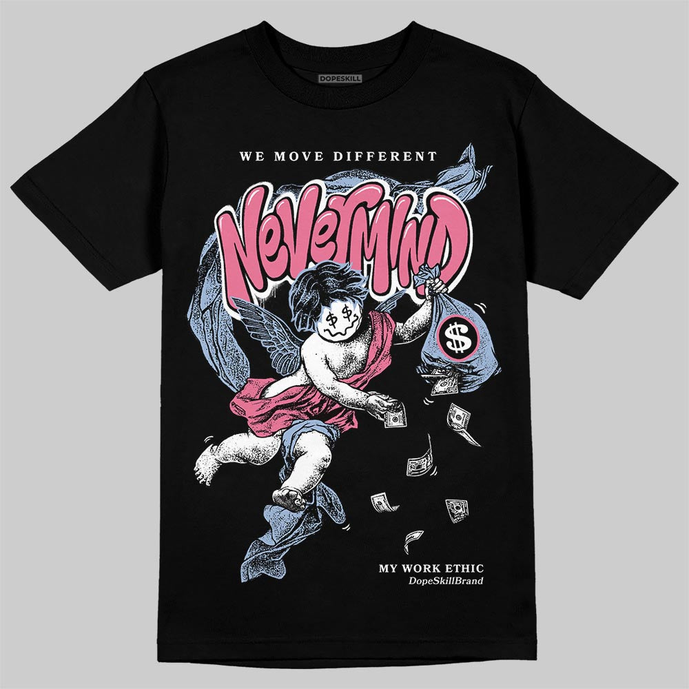 Jordan 3 GS “Cobalt Bliss” DopeSkill T-Shirt Nevermind Graphic Streetwear - Black