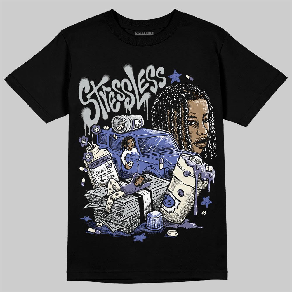 Air Max 90 x Patta Sapphire and Particle Grey DopeSkill T-Shirt Stressless Graphic Streetwear - Black