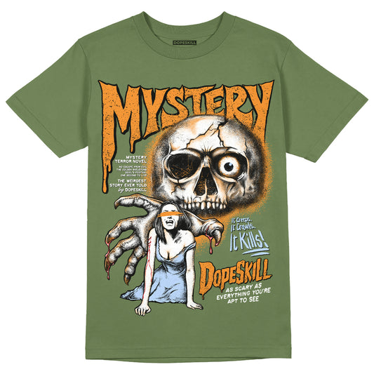 Jordan 5 "Olive" DopeSkill Olive T-shirt Mystery Ghostly Grasp Graphic Streetwear