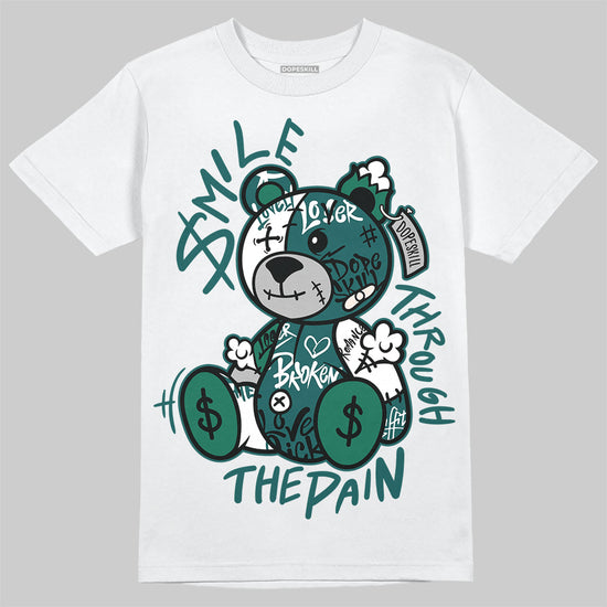 ASICS Gel-1130 'White Dark Neptune' DopeSkill T-Shirt Smile Through The Pain Graphic Streetwear - WHite