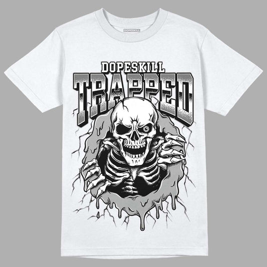 Jordan 12 Stealth DopeSkill T-Shirt Trapped Halloween Graphic Streetwear