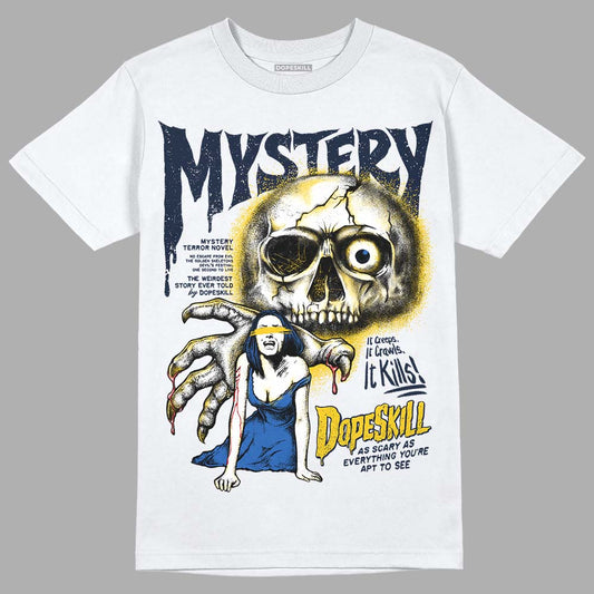 Dunk Low Vintage “Michigan” DopeSkill T-Shirt Mystery Ghostly Grasp Graphic Streetwear - White