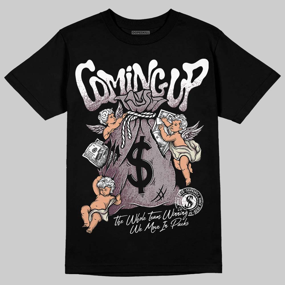 A Ma Maniére x Air Jordan 5 “Violet Ore” DopeSkill T-Shirt Money Bag Coming Up Graphic Streetwear - Black