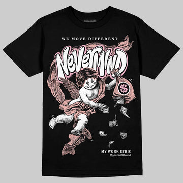Jordan 1 Low OG “Rust Pink” DopeSkill T-Shirt Nevermind Graphic Streetwear - Black
