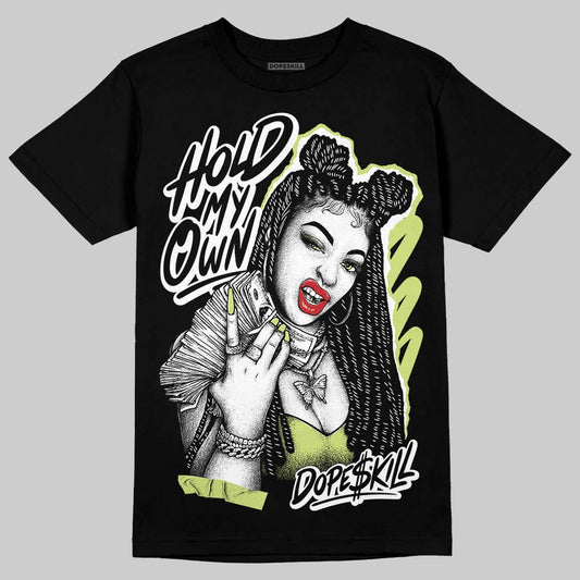 Jordan 5 “Luminous Green” DopeSkill T-Shirt New H.M.O Graphic Streetwear - Black