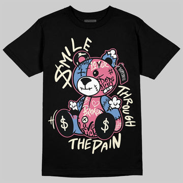 Jordan 1 High OG "Self-Expression" DopeSkill T-Shirt Smile Through The Pain Graphic Streetwear - Black