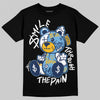 Jordan 4 Retro ‘Dunk From Above’ DopeSkill T-Shirt Smile Through The Pain Graphic Streetwear - Black