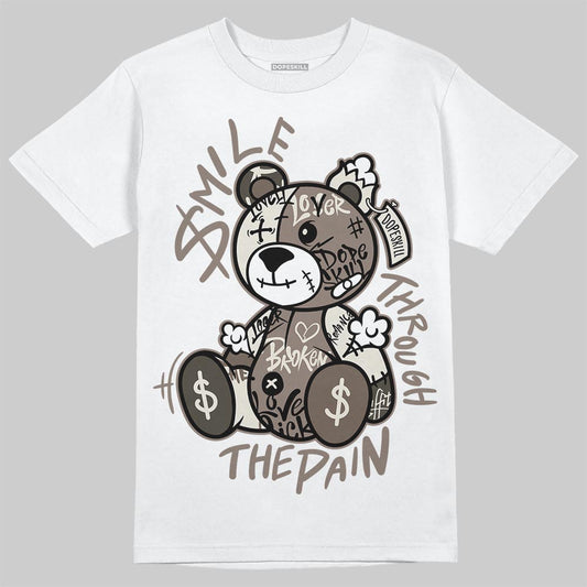 New Balance 204L Mushroom DopeSkill T-Shirt Smile Through The Pain Graphic Streetwear - White