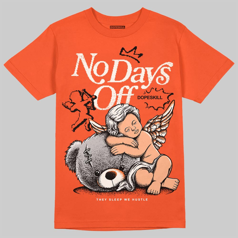 Jordan 1 Retro High OG Shattered Backboard (2025) DopeSkill T-Shirt New No Days Off Graphic Streetwear - Orange