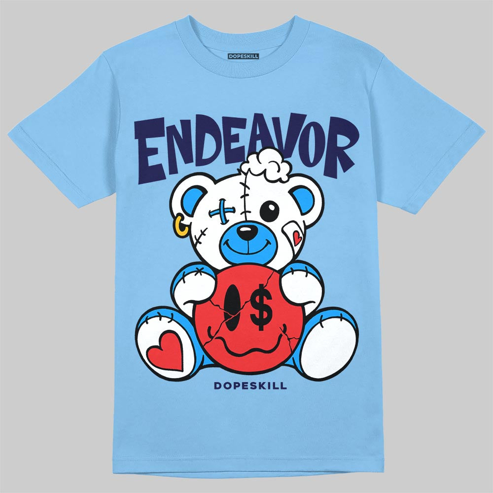 University Blue Sneakers DopeSkill T-Shirt Endeavor Graphic Streetwear - Carolina Blue