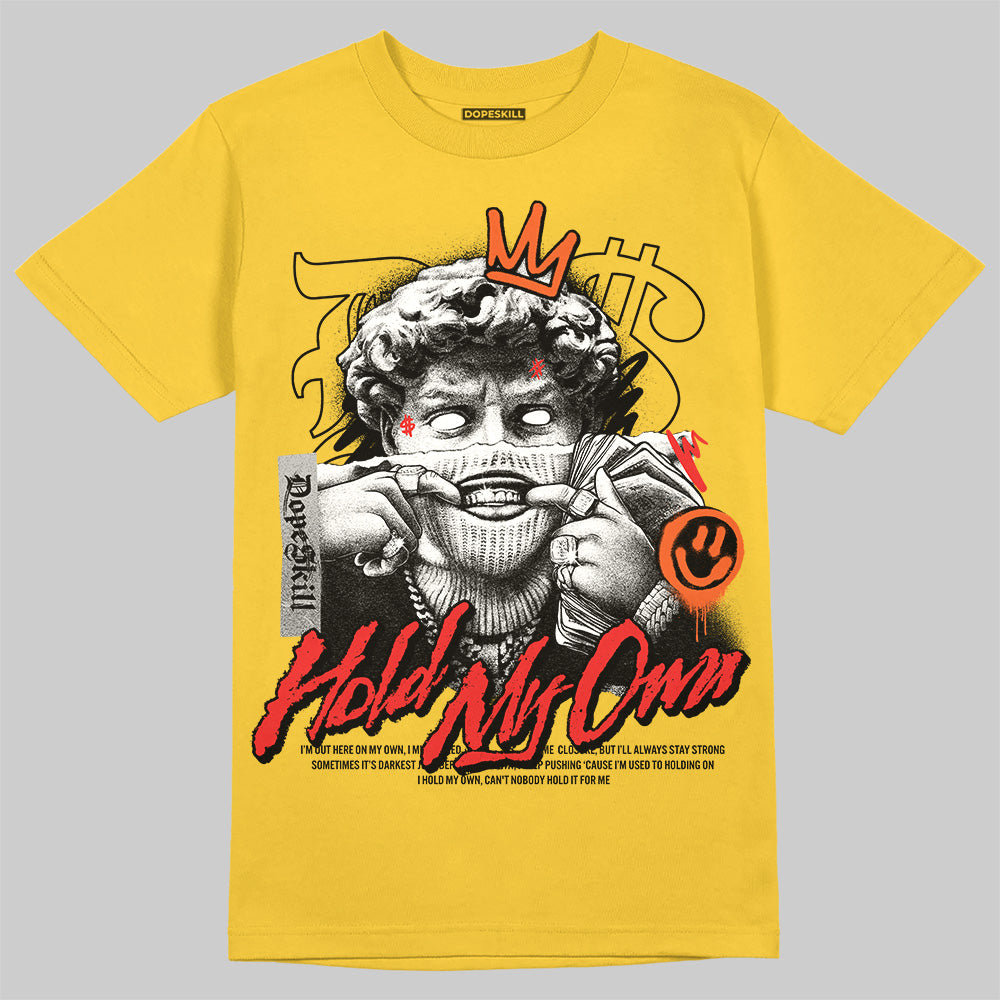 Yellow Sneakers DopeSkill Gold T-Shirt In My Way Graphic Streetwear