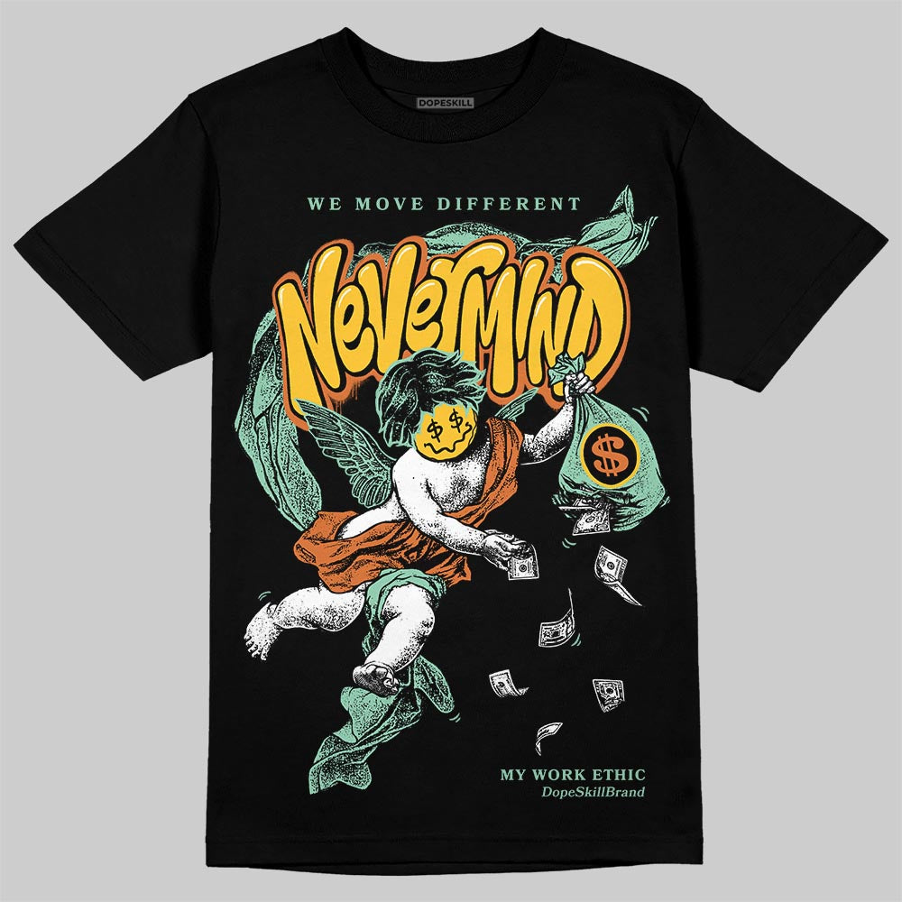 SB Dunk Low Rodeo Tourmaline DopeSkill T-Shirt Nevermind Graphic Streetwear - Black
