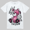Asics Gel-1130 Pink Glo/ Black DopeSkill T-Shirt Smile Through The Pain Graphic Streetwear - White