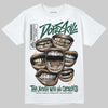 Jordan 1 High OG “Fir” (Pro Green) DopeSkill T-Shirt The Mouth With No Droughts Graphic Streetwear - White