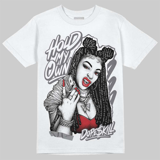 Jordan 3 “Cement Grey” DopeSkill T-Shirt New H.M.O Graphic Streetwear - White