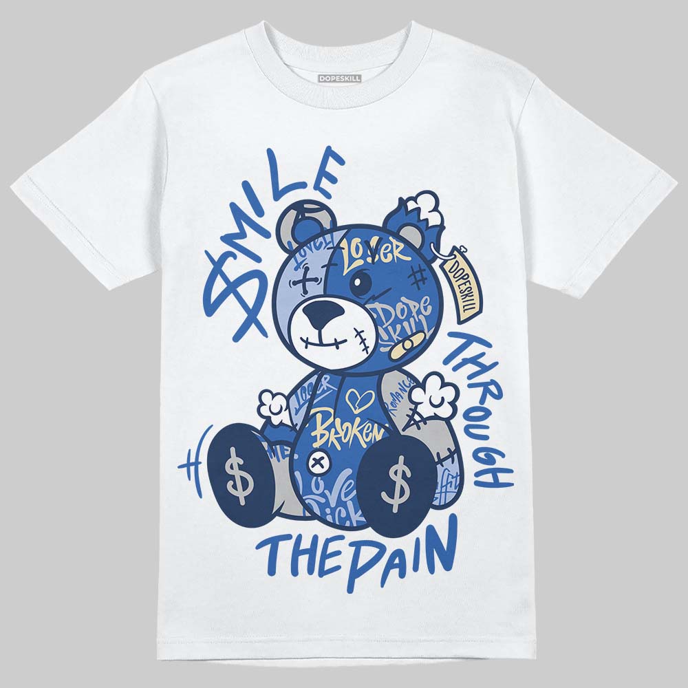 ASICS Gel-Nimbus 10.1 Invincible HTTP 404 Blue DopeSkill T-Shirt Smile Through The Pain Graphic Streetwear - White