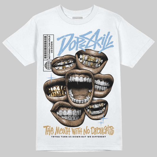 Nike Air Diamond Turf Must Be the Money DopeSkill T-Shirt The Mouth With No Droughts Graphic Streetwear - White