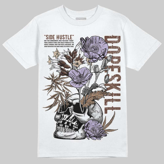Harris Tweed x Wmns Dunk Low 'Sesame' DopeSkill T-Shirt Side Hustle Graphic Streetwear - White