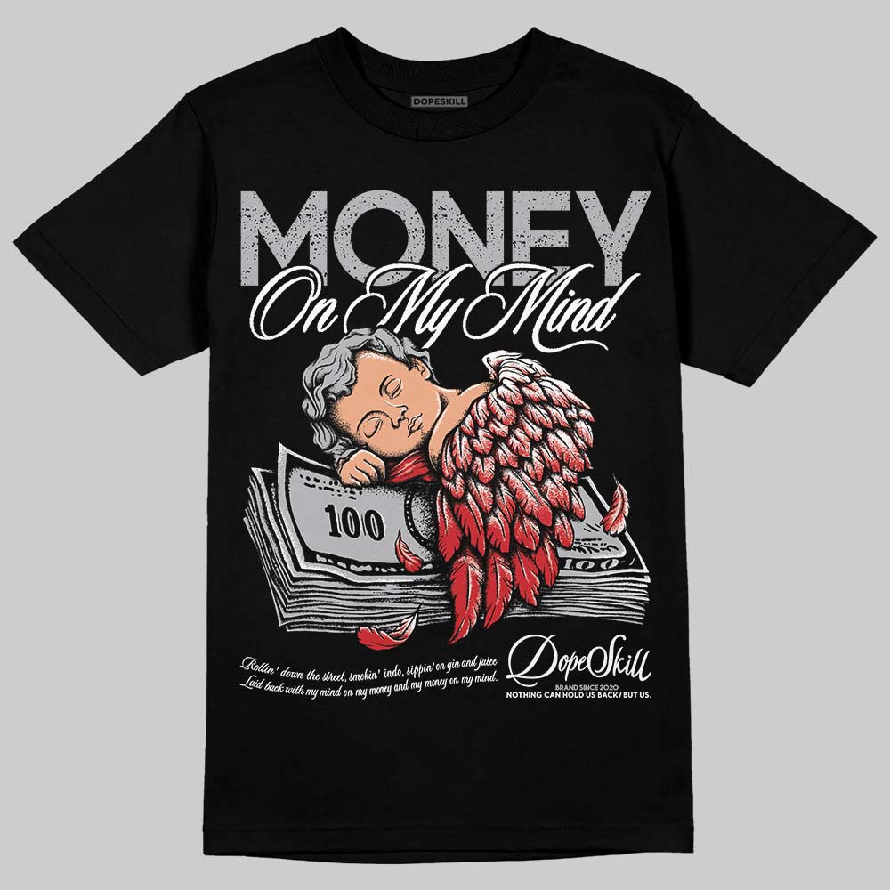Jordan 4 OG “White Cement” DopeSkill T-Shirt MOMM Graphic Streetwear - Black