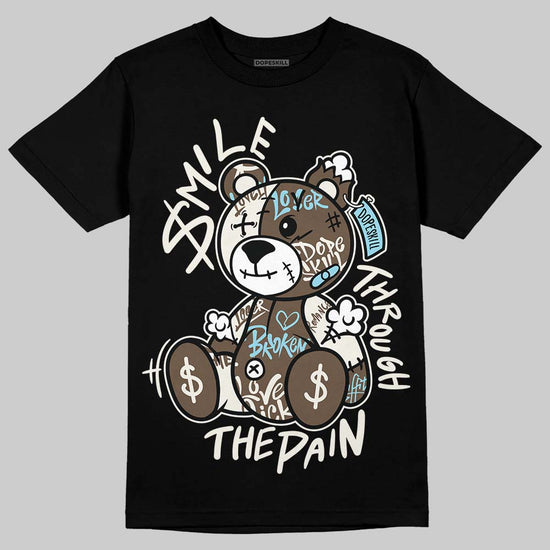 Asics Gel-Kayano 12.1 Cream/Stillwater DopeSkill T-Shirt Smile Through The Pain Graphic Streetwear - Black