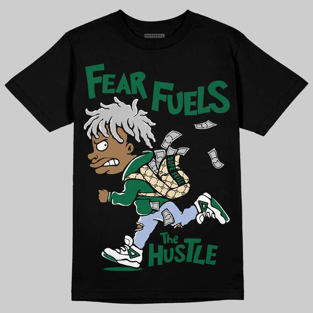 ASICS Gel-Nimbus 10.1 Invincible HTTP 404 Green DopeSkill T-Shirt Fear Fuels The Hustle Graphic Streetwear - Black