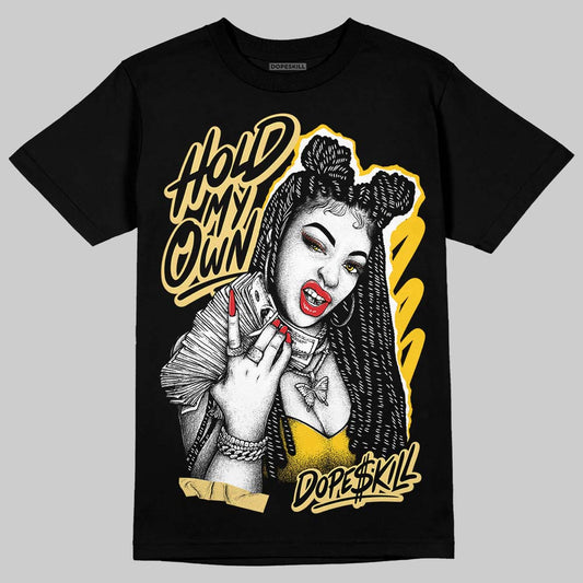 Quai 54 x Air Jordan 1 Retro Low OG Tour Yellow Black DopeSkill T-Shirt New H.M.O Graphic Streetwear - black
