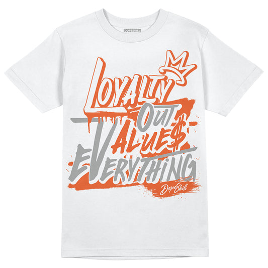 Jordan 3 Georgia Peach DopeSkill T-Shirt LOVE Graphic Streetwear - White