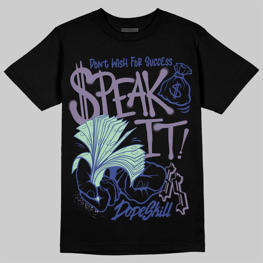 Jordan 1 Retro Low OG Zion Williamson Voodoo Alternate DopeSkill T-Shirt Speak It Graphic Streetwear - black