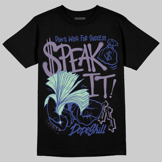 Jordan 1 Retro Low OG Zion Williamson Voodoo Alternate DopeSkill T-Shirt Speak It Graphic Streetwear - black