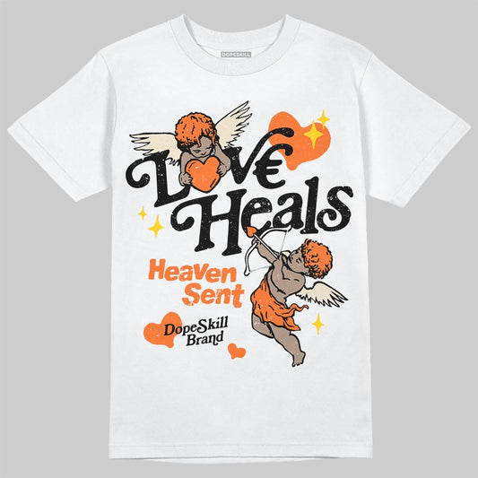 Jordan 3 “Starfish” DopeSkill T-Shirt New Love Heals Graphic Streetwear White