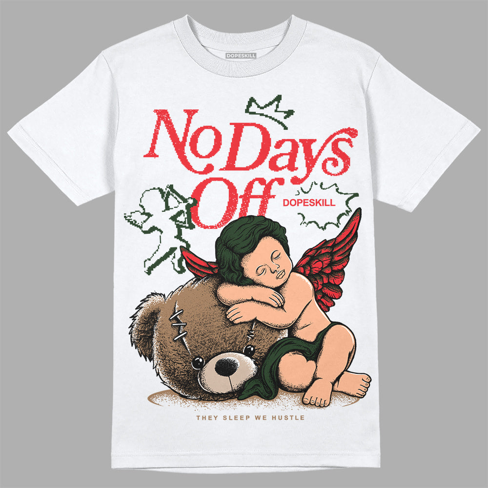 Dunk Low Freddy Krueger DopeSkill T-Shirt New No Days Off Graphic Streetwear - White