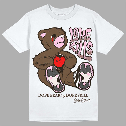 Jordan 11 Retro Neapolitan DopeSkill T-Shirt Love Kills Graphic Streetwear