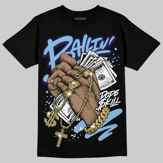 University Blue Sneakers DopeSkill T-Shirt Always Ballin' Graphic Streetwear - Black