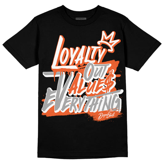 Jordan 3 Georgia Peach DopeSkill T-Shirt LOVE Graphic Streetwear - Black