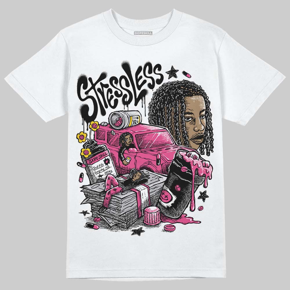 Asics Gel-1130 Pink Glo/ Black DopeSkill T-Shirt Stressless Graphic Streetwear - White