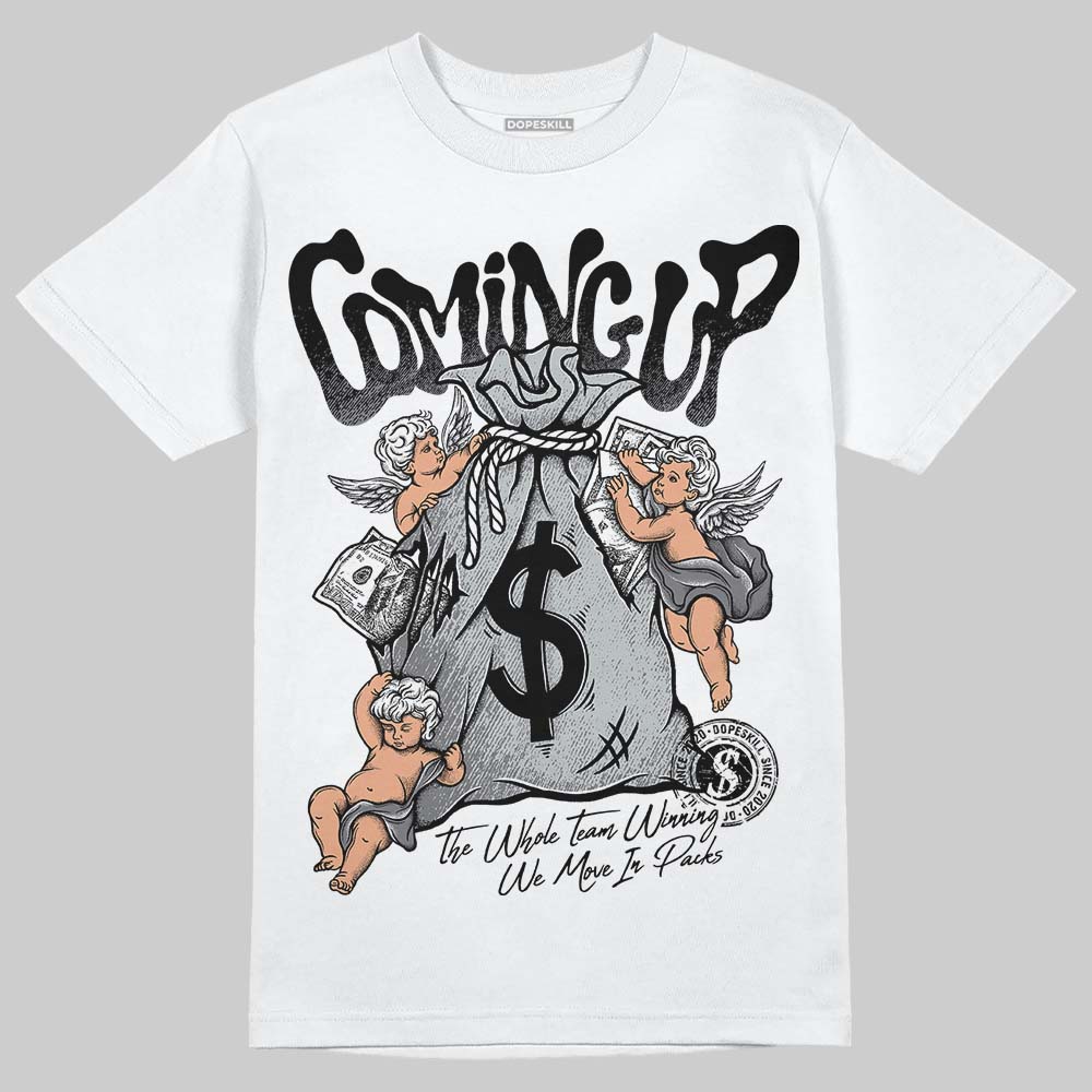 Jordan 4 “Fear” DopeSkill T-Shirt Money Bag Coming Up Graphic Streetwear - White