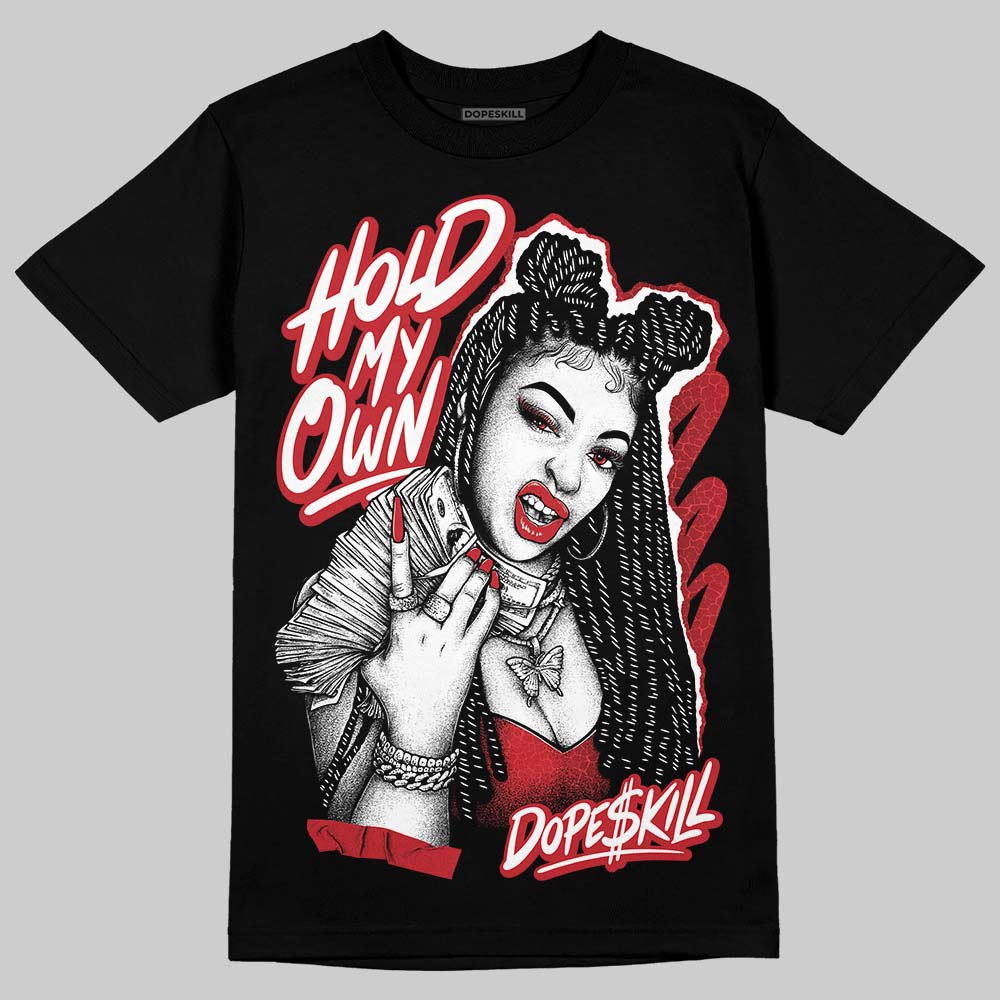 Jordan 1 High OG “Ruby” DopeSkill T-Shirt New H.M.O Graphic Streetwear - Black