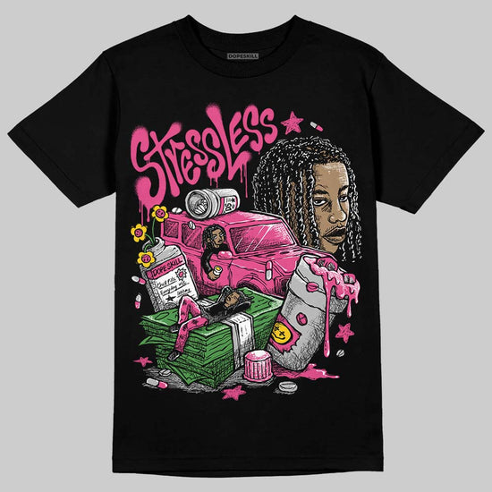 Asics Gel-1130 Pink Glo/ Black DopeSkill T-Shirt Stressless Graphic Streetwear - black