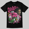 Asics Gel-1130 Pink Glo/ Black DopeSkill T-Shirt Stressless Graphic Streetwear - black