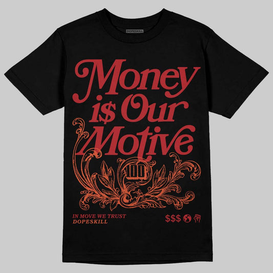 Nigel Sylvester x Air Jordan 4 ‘Brick by Brick’ DopeSkill T-Shirt Money Is Our Motive Typo Graphic Streetwear - Black