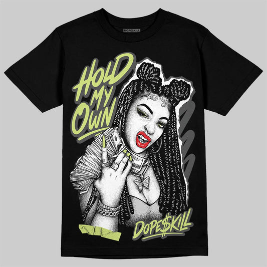 Jordan 4 GS “Light Lemon Twist” DopeSkill T-Shirt New H.M.O Graphic Streetwear - Black