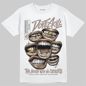 New Balance 204L Mushroom DopeSkill T-Shirt The Mouth With No Droughts Graphic Streetwear - White
