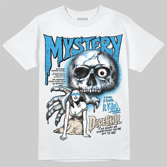 Jordan 1 High OG “UNC” Reimagined DopeSkill T-Shirt Mystery Ghostly Grasp Graphic Streetwear - White