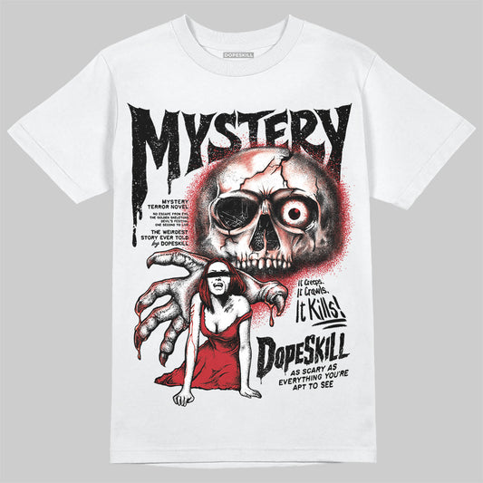 Jordan 11 Retro Low Bred (2025) DopeSkill T-Shirt Mystery Ghostly Grasp Graphic Streetwear - White