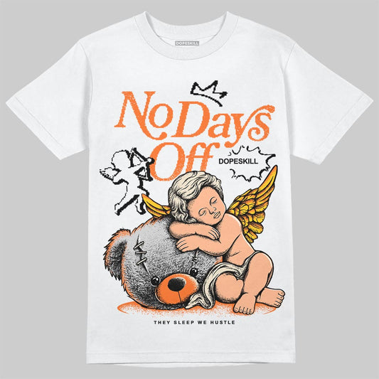 Jordan 3 “Starfish” DopeSkill T-Shirt New No Days Off Graphic Streetwear - White