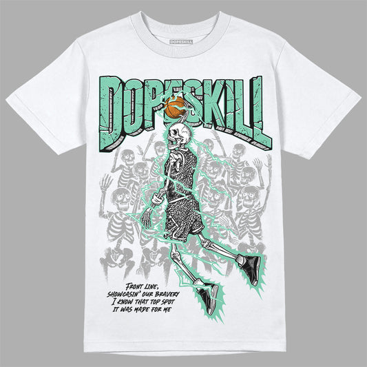 Jordan 3 "Green Glow" DopeSkill T-Shirt Thunder Dunk Graphic Streetwear - WHite 