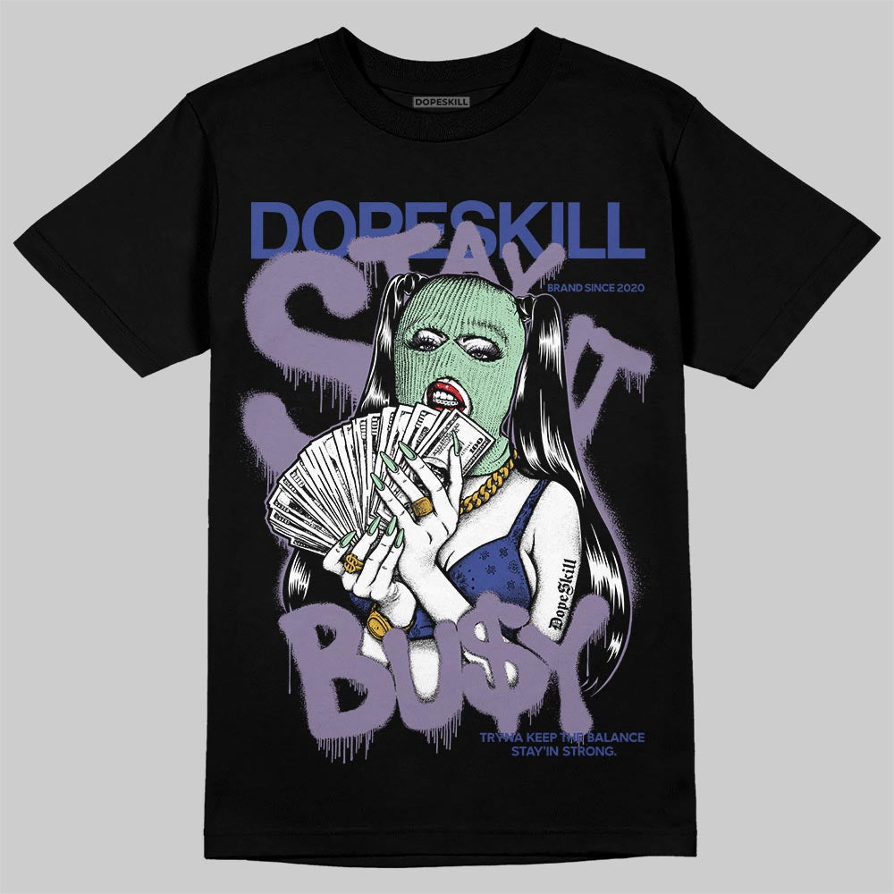 Jordan 1 Retro Low OG Zion Williamson Voodoo Alternate DopeSkill T-Shirt Stay It Busy Graphic Streetwear - Black